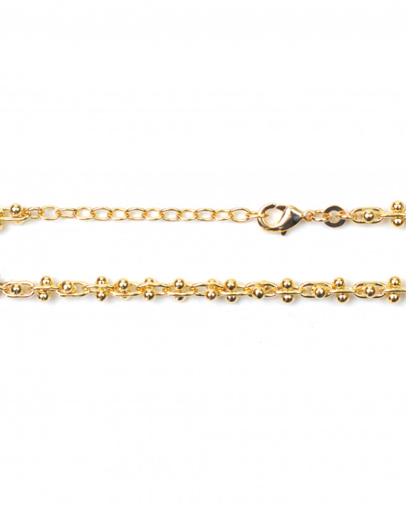Bracelet création plaqué or 18k pour femme - Atelier bijoux Madame Vedette